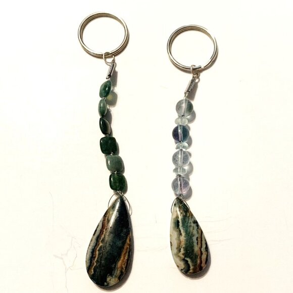 Ocean Jasper Keychains – Healing, Balance & Emotional Renewal - Picture 2 of 6